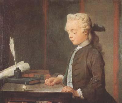 Jean Baptiste Simeon Chardin Boy with a Spinning top (mk08) France oil painting art